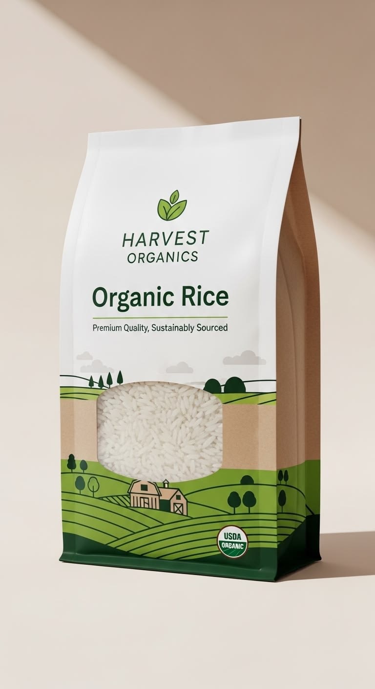 BOPP Rice Bag Design 6